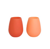 P: FEGG I Reusable Tumbler- Biba/Terra + Peach