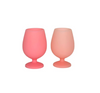 P: STEMM I Reusable wine glass - Nikko/Flamingo + Lotus