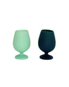 P: STEMM I Resusable Wine Glass - Ardrossan/Mist + Ink