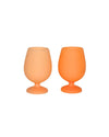 P: STEMM I Reusable Wine Glass - Khartoum/Cantaloupe + Tangelo