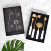 Copper and White Marble Cocktail Tool Kit