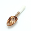 Copper and White Marble Ice Scoop
